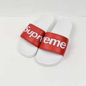 red supreme slippers